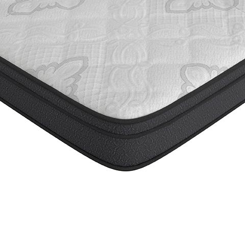 Evie White 9.25" Queen Euro Top Innerspring Mattress - furniture place usa