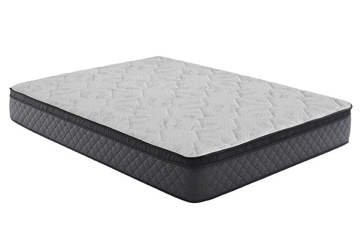 Freya White 11.5" Queen Pillow Top Innerspring Mattress - furniture place usa