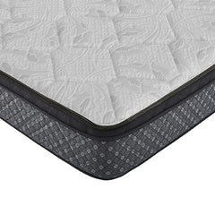 Aspen White 12.5" Twin Euro Top Innerspring Mattress - furniture place usa