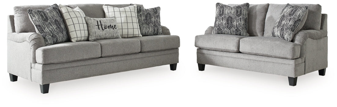Davinca Sofa and Loveseat - furniture place usa