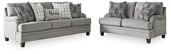 Davinca Sofa and Loveseat - furniture place usa