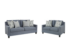 Lemly Sofa and Loveseat - furniture place usa