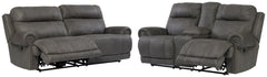 Austere Sofa and Loveseat - furniture place usa
