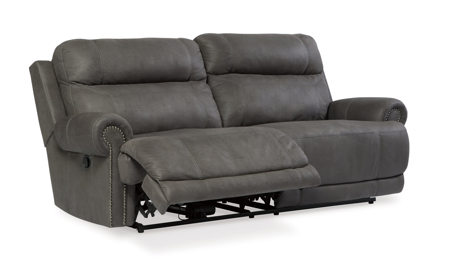 Austere Reclining Sofa and Loveseat - furniture place usa
