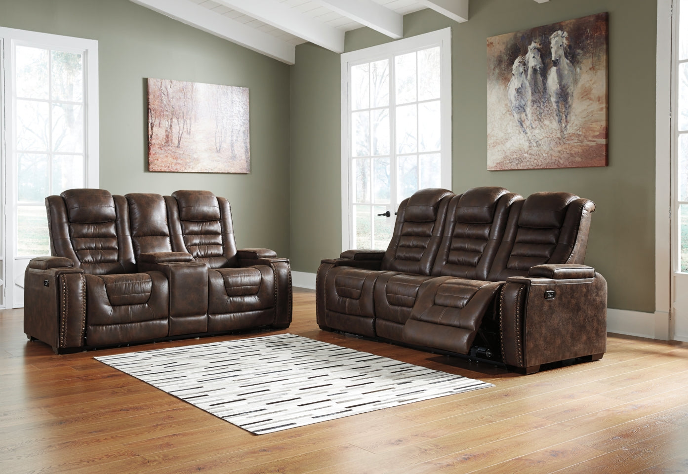 Game Zone Sofa and Loveseat - furniture place usa