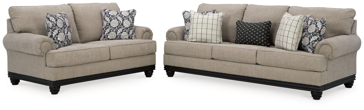 Elbiani Sofa and Loveseat - furniture place usa