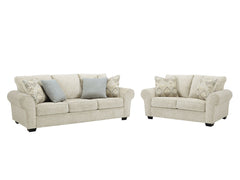 Haisley Sofa and Loveseat - furniture place usa