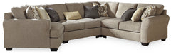 Pantomine 4-Piece Sectional with Ottoman - PKG010943 - furniture place usa