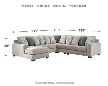 Ardsley 5-Piece Sectional with Ottoman - PKG001226 - furniture place usa