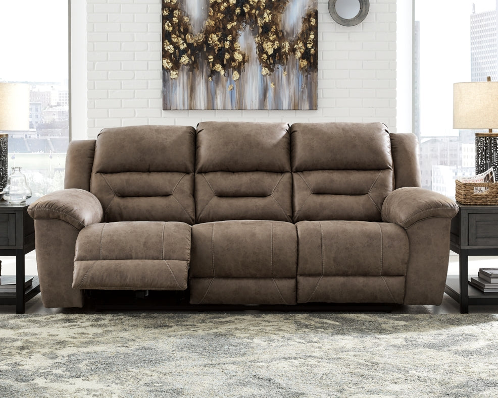 Stoneland Sofa, Loveseat and Recliner - PKG001250 - furniture place usa