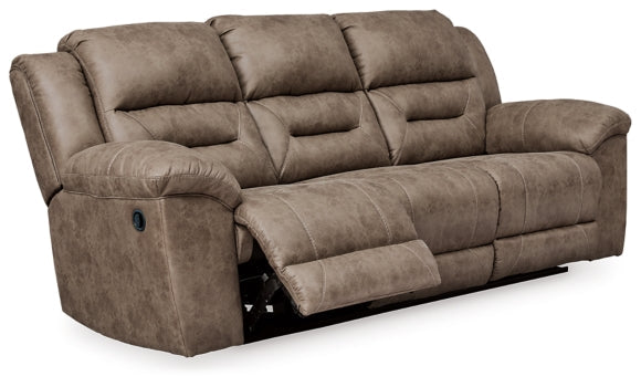 Stoneland Reclining Sofa and Loveseat - furniture place usa