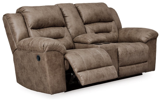 Stoneland Reclining Sofa and Loveseat - furniture place usa