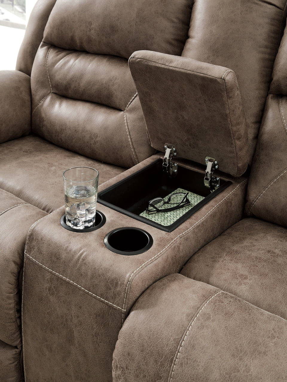 Stoneland Sofa, Loveseat and Recliner - PKG001250 - furniture place usa