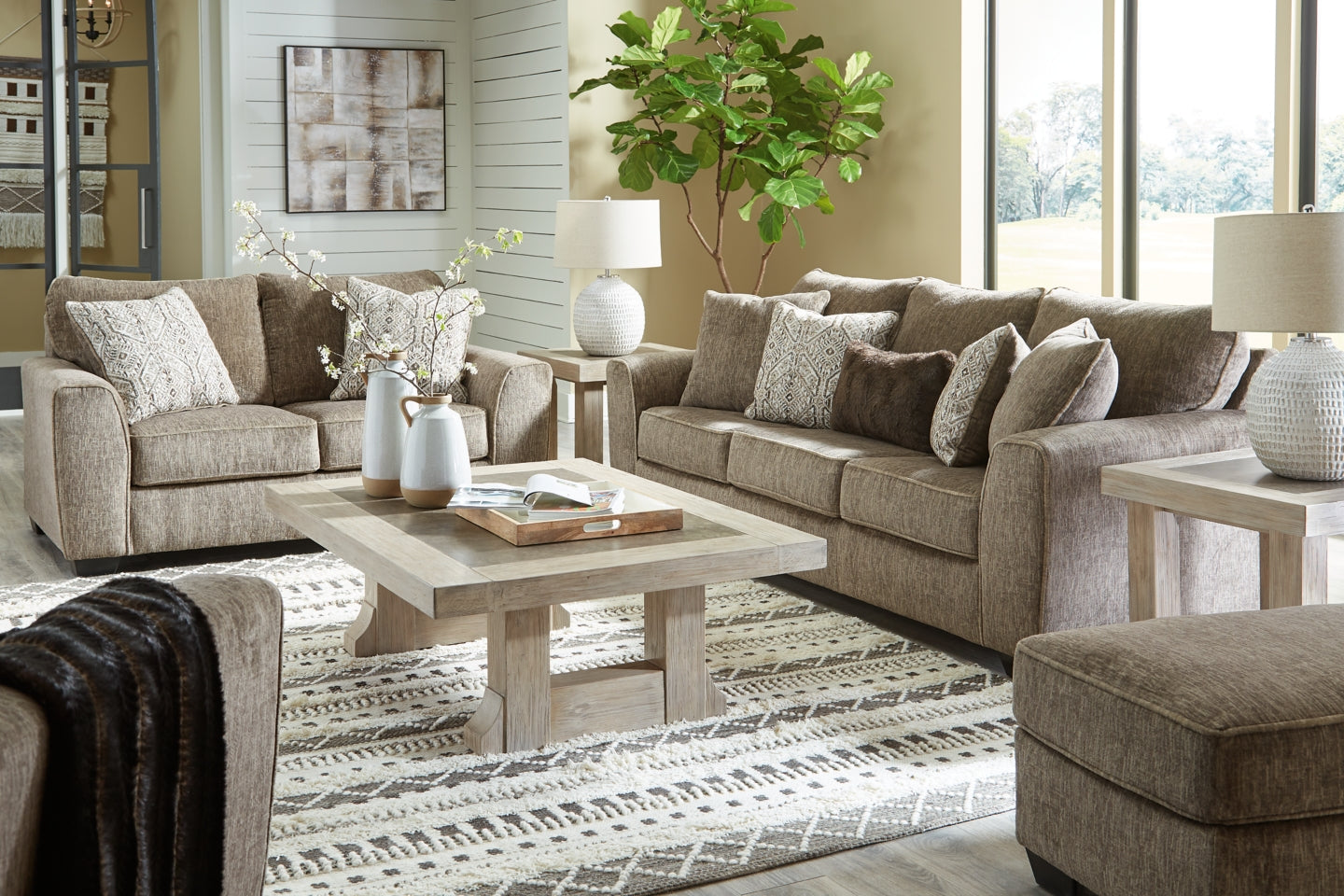 Olin Sofa, Loveseat, Chair and Ottoman - furniture place usa