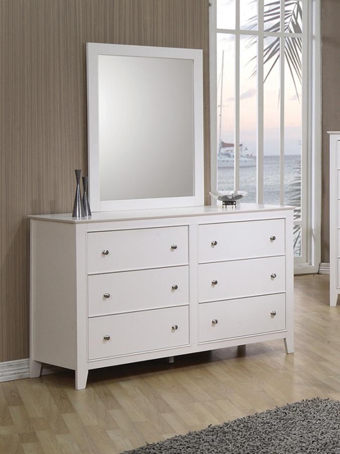Selena Ivory Dresser - furniture place usa
