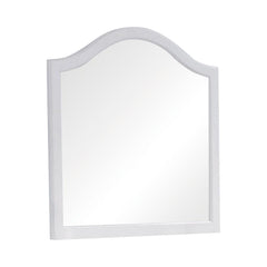 Dominique White Dresser Mirror - furniture place usa