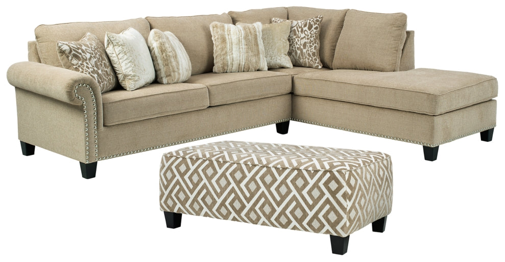 Dovemont 2-Piece Sectional with Ottoman - PKG008201 - furniture place usa