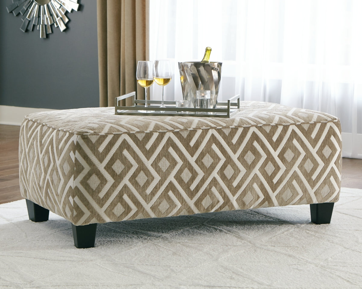 Dovemont Oversized Accent Ottoman - furniture place usa