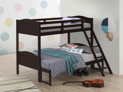 Arlo Brown Twin / Full Bunk Bed - furniture place usa