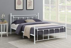 Canon White Full Bed - furniture place usa