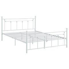 Canon White Full Bed - furniture place usa