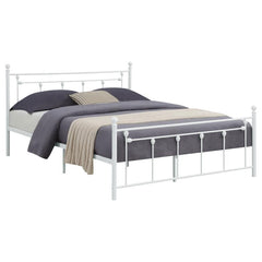 Canon White Full Bed - furniture place usa