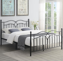 Klossen Black Queen Bed - furniture place usa