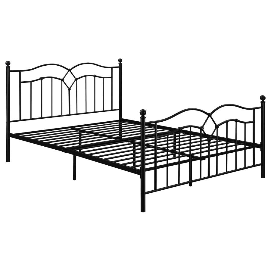 Klossen Black Queen Bed - furniture place usa
