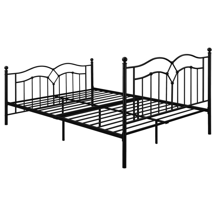 Klossen Black Queen Bed - furniture place usa