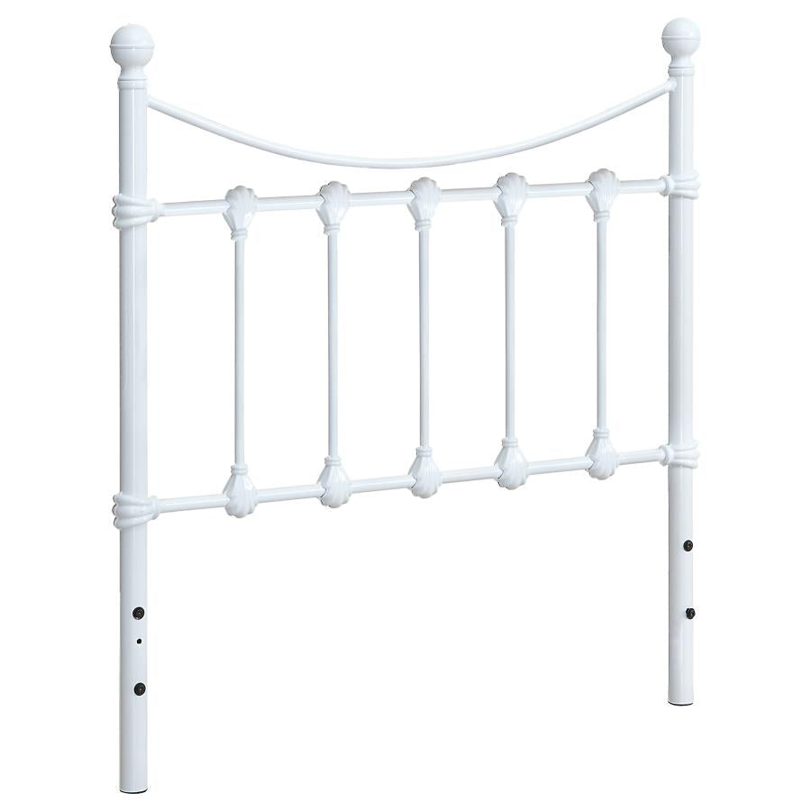 Marie White Twin Headboard - furniture place usa