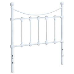 Marie White Twin Headboard - furniture place usa