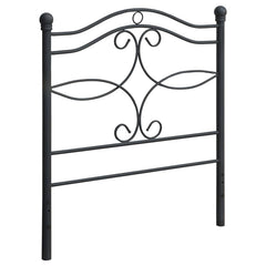 Callie Black Twin Headboard - furniture place usa