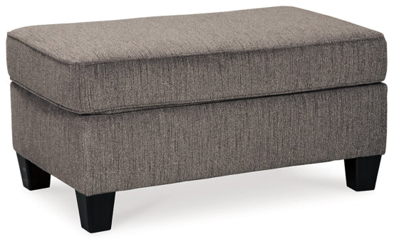 Nemoli Chair and Ottoman - furniture place usa