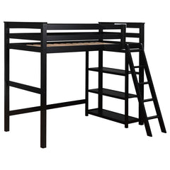 Anica Black Twin Loft Bed - furniture place usa