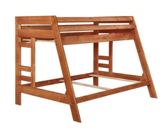 Wrangle Hill Brown Twin / Full Bunk Bed - furniture place usa