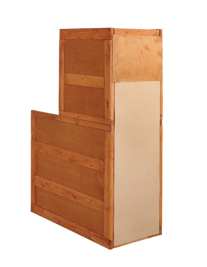 Wrangle Hill Brown Stairway Chest - furniture place usa