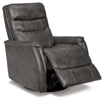 Riptyme Swivel Glider Recliner - furniture place usa