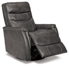 Riptyme Swivel Glider Recliner - furniture place usa