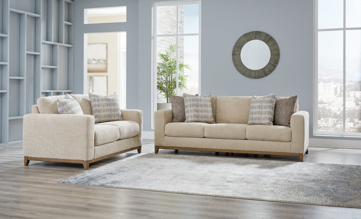 Parklynn Sofa and Loveseat - furniture place usa