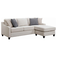 Mcloughlin Ivory Sectional - furniture place usa