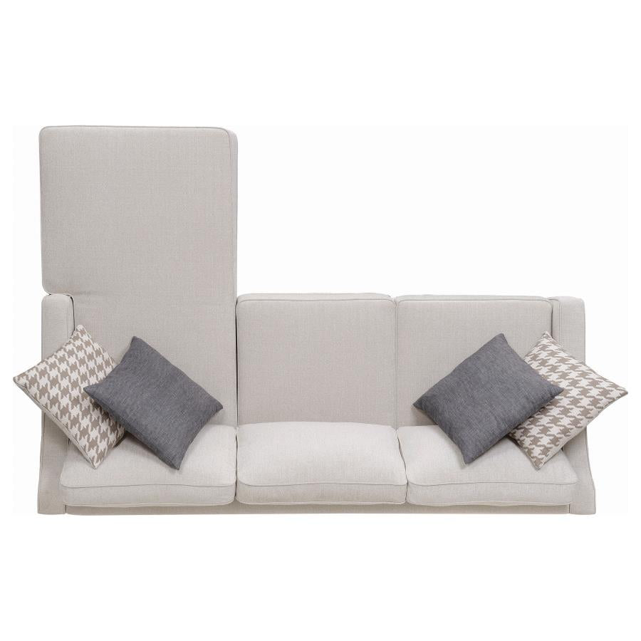 Mcloughlin Ivory Sectional - furniture place usa