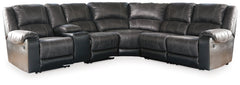 Nantahala 6-Piece Reclining Sectional - furniture place usa
