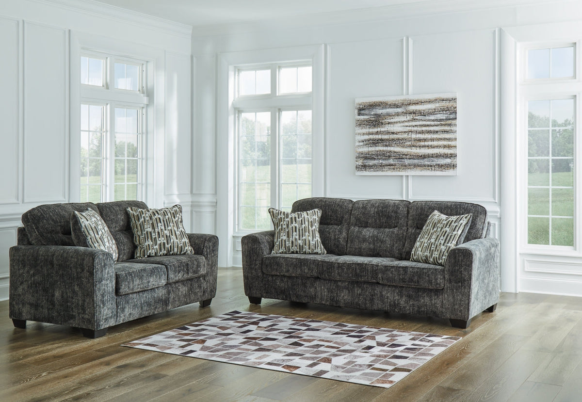 Lonoke Sofa and Loveseat - furniture place usa