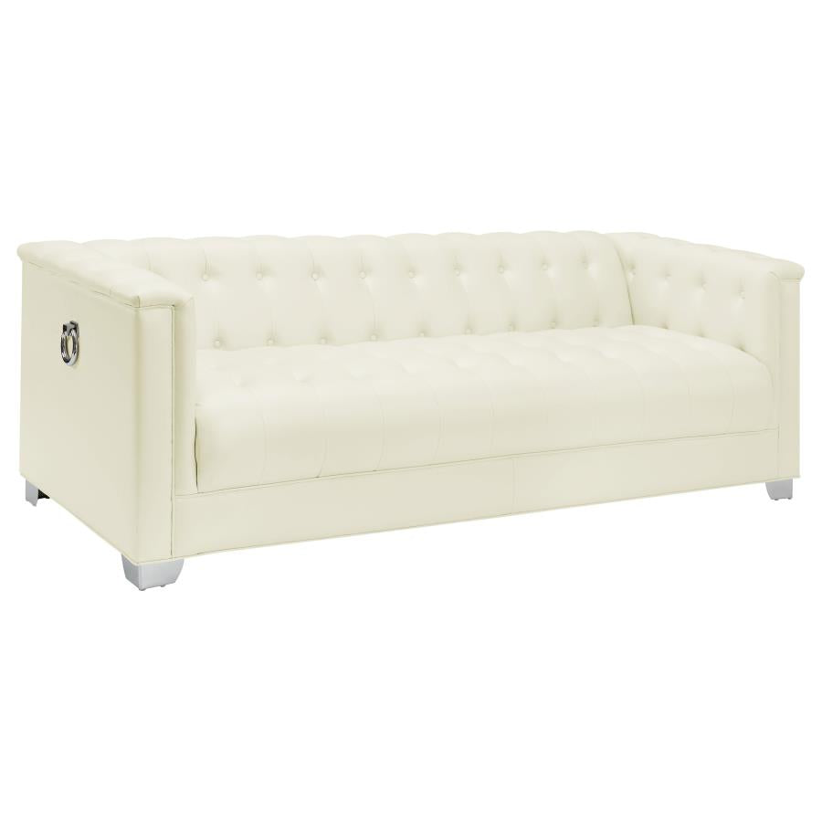 Chaviano Ivory 2 Pc Sofa Set - furniture place usa