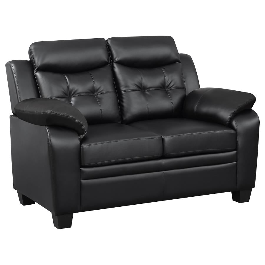 Finley Black 3 Pc Sofa Set - furniture place usa