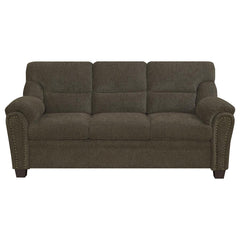 Clementine Brown 3 Pc Sofa Set - furniture place usa