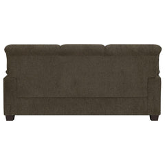 Clementine Brown 3 Pc Sofa Set - furniture place usa