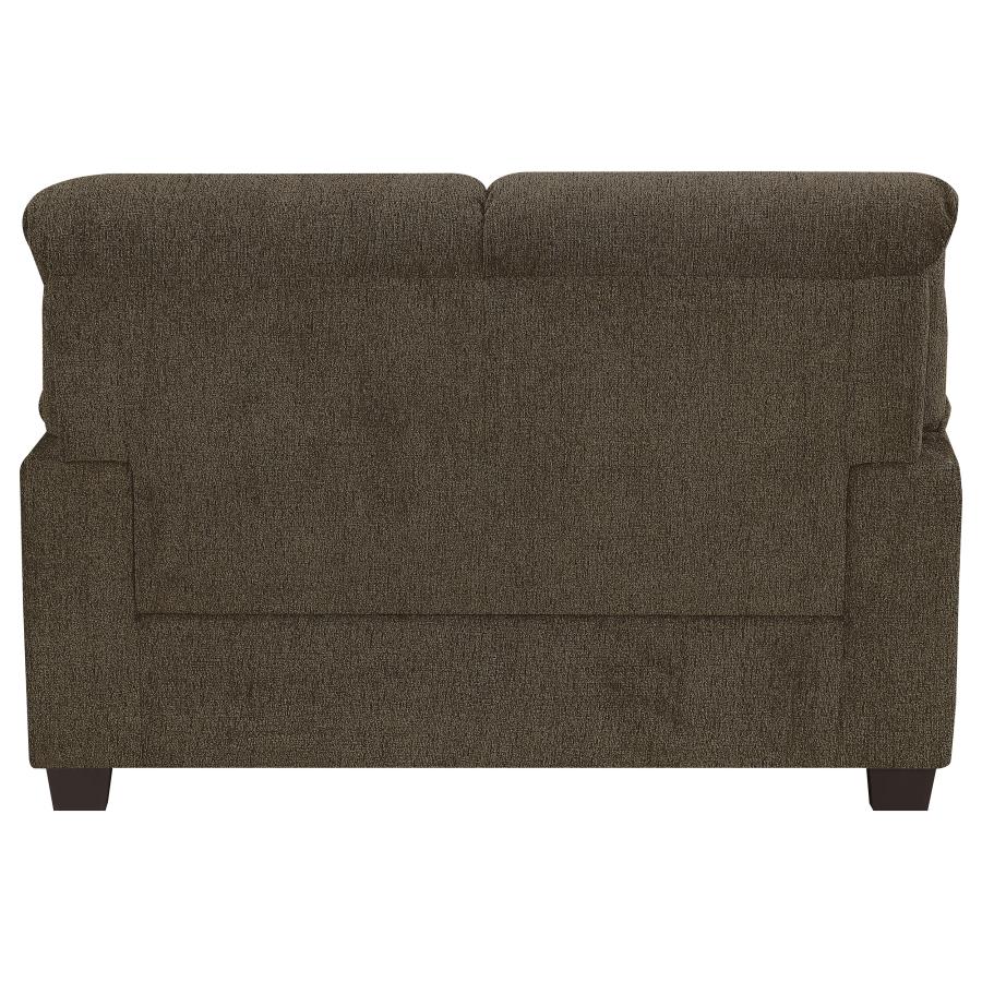 Clementine Brown 3 Pc Sofa Set - furniture place usa