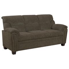 Clementine Brown Sofa - furniture place usa