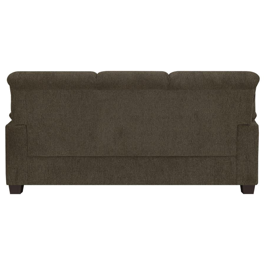 Clementine Brown Sofa - furniture place usa